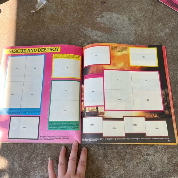 Vintage 1984 Topps Gremlins Sticker Album book Used HARD TO FIND - Picture 6 of 9